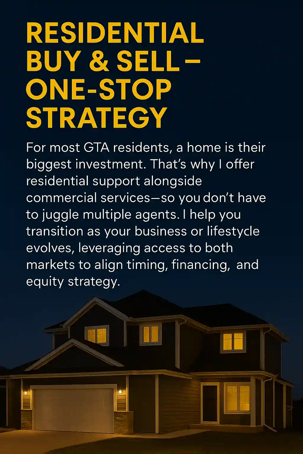 Residential real estate services GTA - buy and sell homes